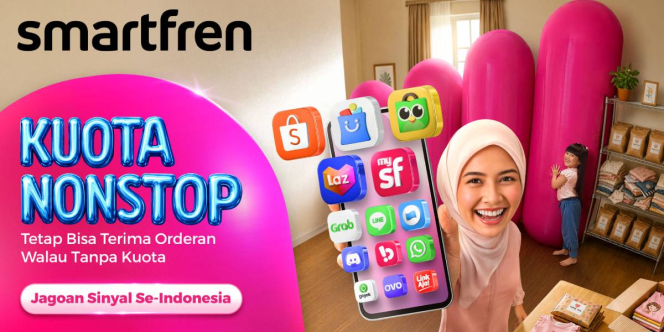 SMARTFREN Jagoan Sinyal Se-Indonesia, Teman Andalan Memulai Bisnis Online Tanpa Modal Besar