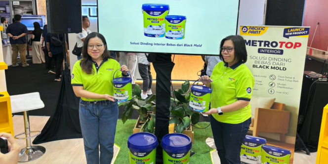 Pacific Paint Luncurkan Metrotop Interior dengan Teknologi Anti-Black Mold di IndoBuildTech 2026