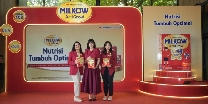 Penuhi Nutrisi Si Kecil, MILKOW ActiGrow Hadir dengan Triple Nutrients untuk Dukung Perkembangan Kognitif