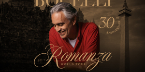 Andrea Bocelli Rayakan 30 Tahun Romanza di Indonesia