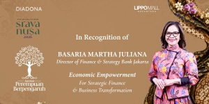 Basaria Martha Juliana Raih Apresiasi Perempuan Berpengaruh 2026 untuk Transformasi Strategis Bank Jakarta