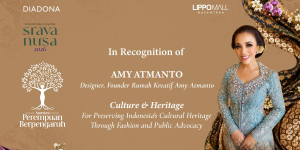 Amy Atmanto Raih Apresiasi Perempuan Berpengaruh 2026, Lestarikan Budaya Indonesia Lewat Fashion