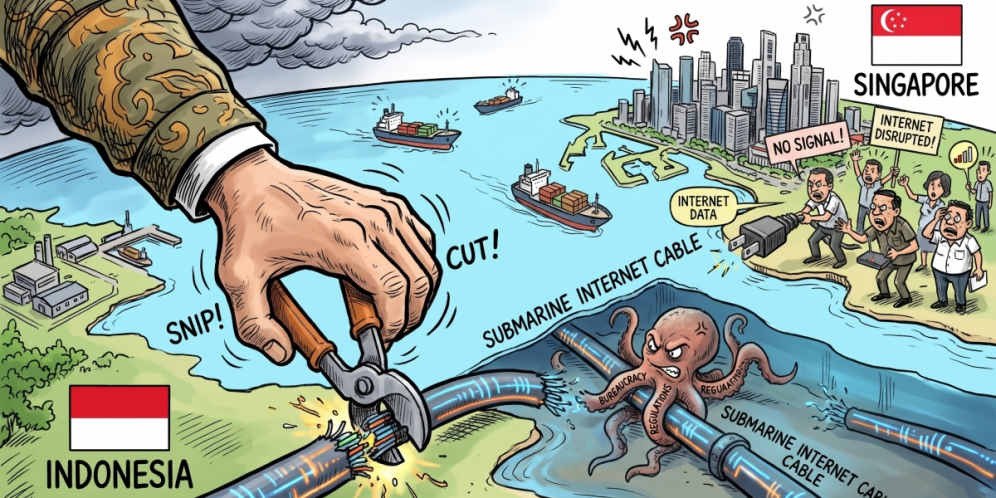 Ramai Isu Putus Kabel RIâSingapura: Kenapa Internet Dunia Belum Bisa Pindah ke Satelit?