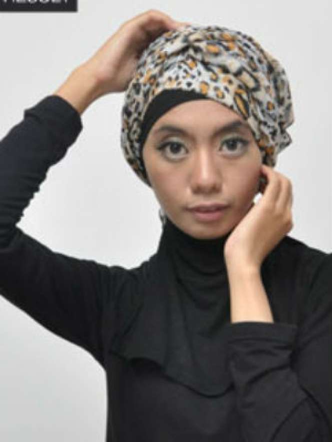 Tutorial Hijab dengan Turban Style