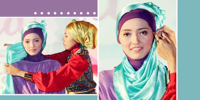 Gaya Hijab Praktis Untuk Pesta