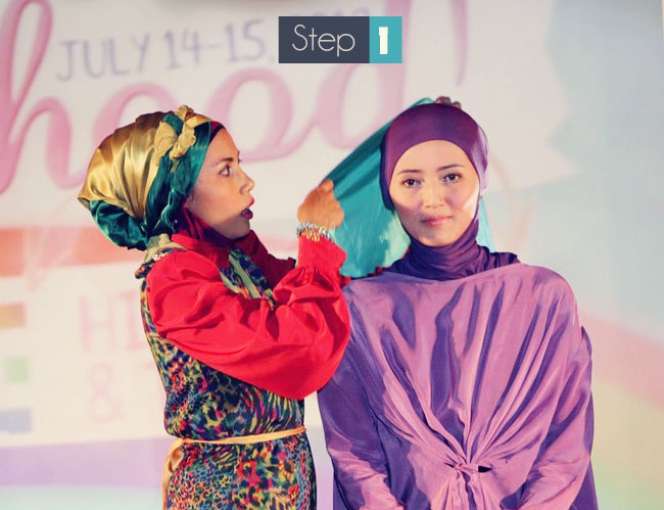 Gaya Hijab Praktis Untuk Pesta