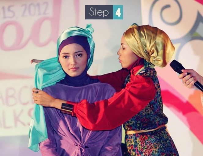 Gaya Hijab Praktis Untuk Pesta