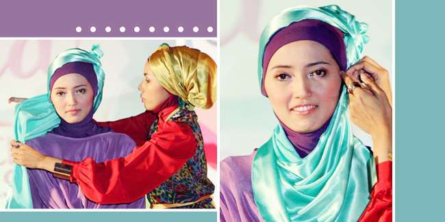 Gaya Hijab Praktis Untuk Pesta