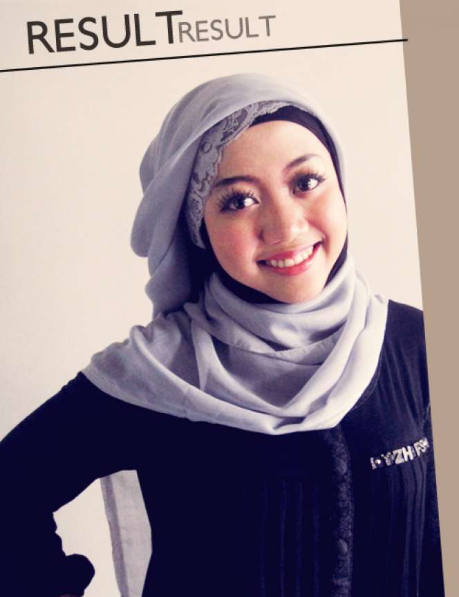Tampil Modis dengan Jilbab Segiempat
