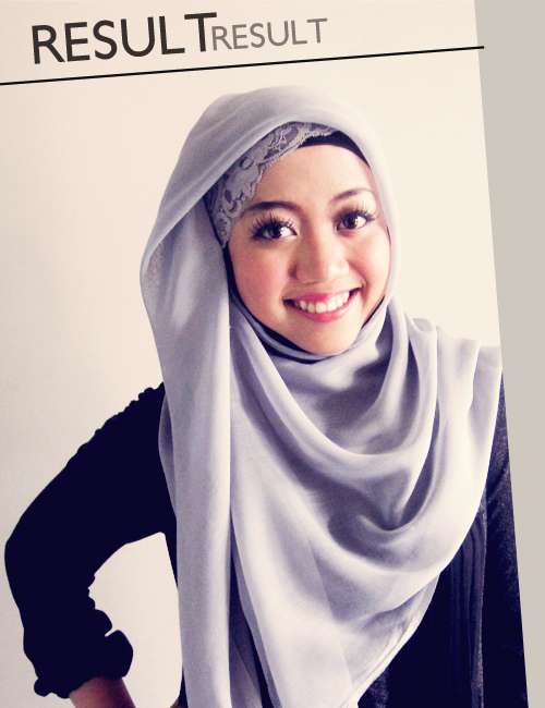 Praktis dan Cantik dengan Jilbab Segi Empat