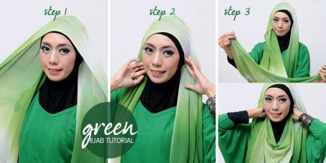 Hijab Warna-Warni 4 in 1 Cantik dan Praktis