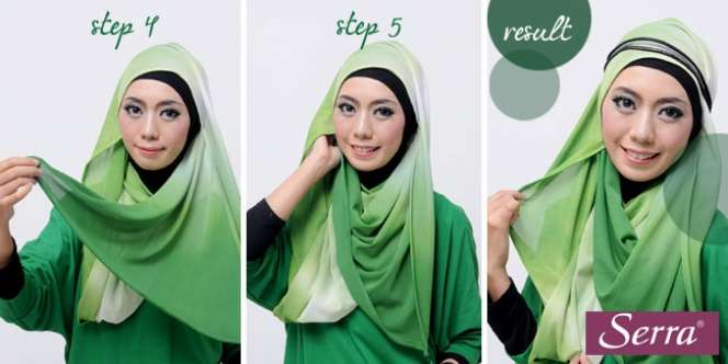 Hijab Warna-Warni 4 in 1 Cantik dan Praktis