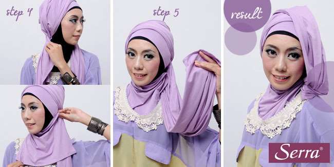 Hijab Warna-Warni 4 in 1 Cantik dan Praktis