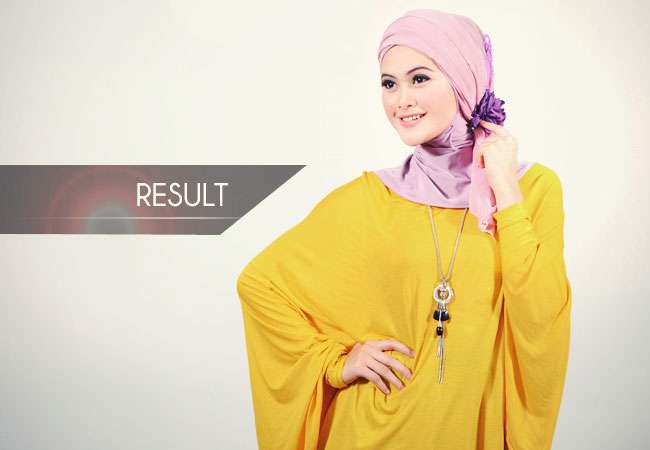 Tampil Manis Dengan Kreasi Jilbab Paris