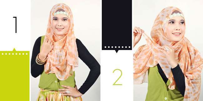 Tampil Feminin dengan Headband Bunga