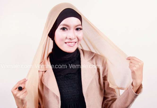 Kreasi Jilbab Paris Sederhana