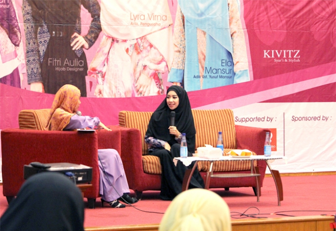 Kumpulan Foto Talkshow Muslimah Fitri Aulia