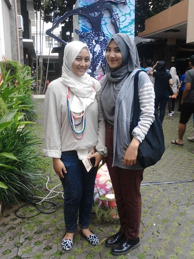 Foto Hijabers Bandung di Kampoeng Jazz