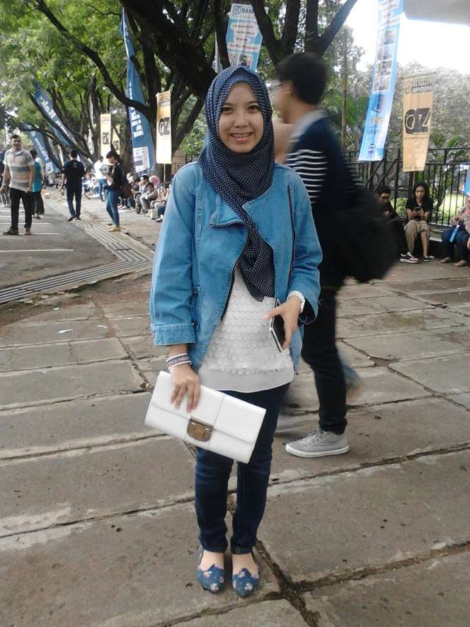 Foto Hijabers Bandung di Kampoeng Jazz