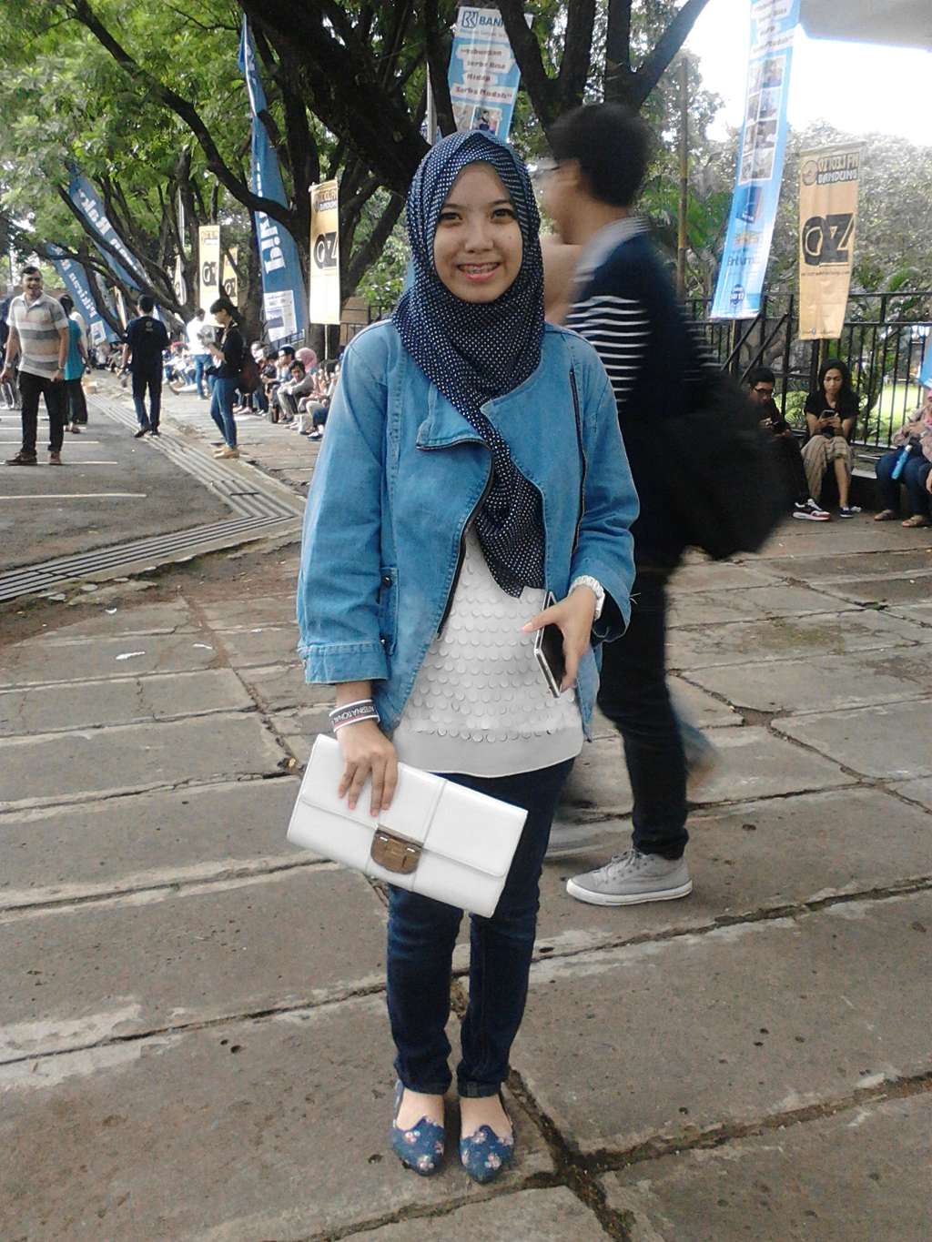 Foto Hijabers Bandung di Kampoeng Jazz