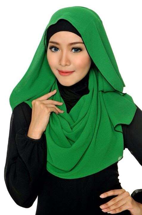 Foto Jilbab Pashmina Chiffon Georgette Shawl