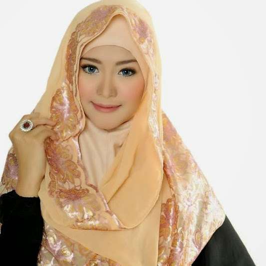 Foto Jilbab Pashmina Chiffon Georgette Shawl