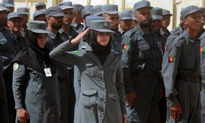 Foto Wanita-wanita di Kepolisian Afghanistan