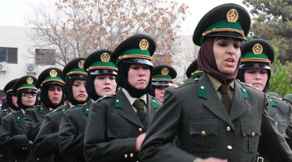 Foto Wanita-wanita di Kepolisian Afghanistan