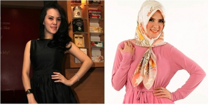 Foto `Before-After` Seleb Cantik Berhijab