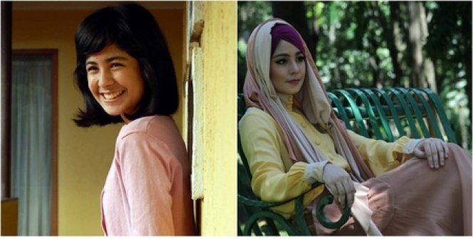Foto `Before-After` Seleb Cantik Berhijab
