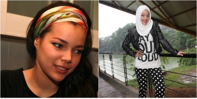 Foto `Before-After` Seleb Cantik Berhijab