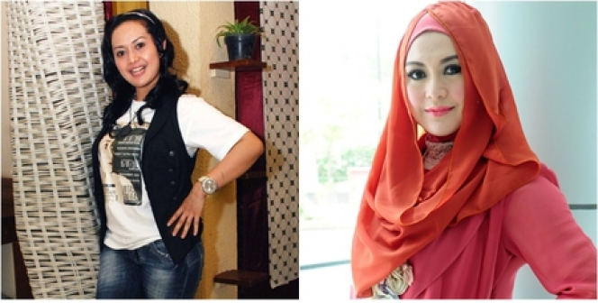 Foto `Before-After` Seleb Cantik Berhijab
