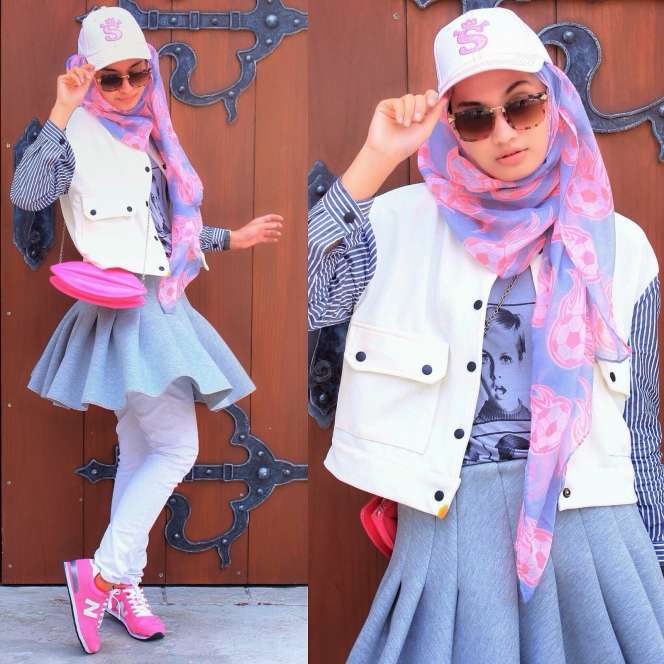 Hijab Style Pelangi Shella Alaztha