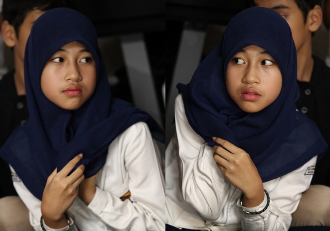 Coretan Busana Muslim Si Sulung Adiba, `Uje Kids`