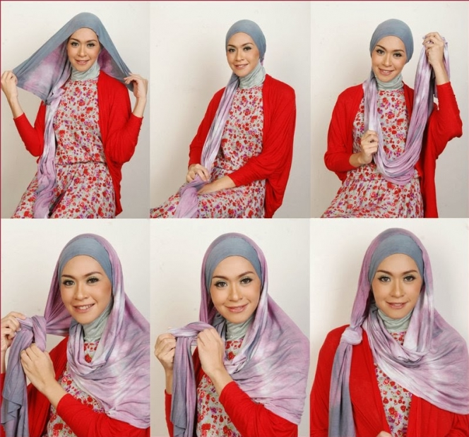 Tutorial Hijab Kreatif dan Sederhana