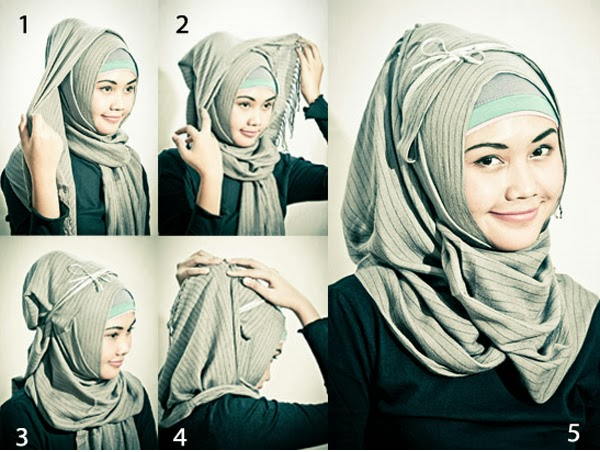 Tutorial Hijab Kreatif dan Sederhana