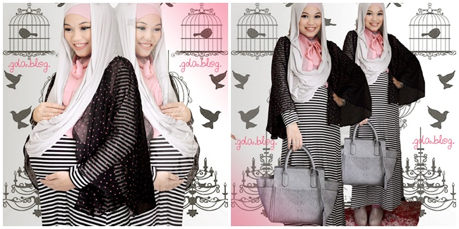 Gaya Fashionable untuk Hijaber Hamil