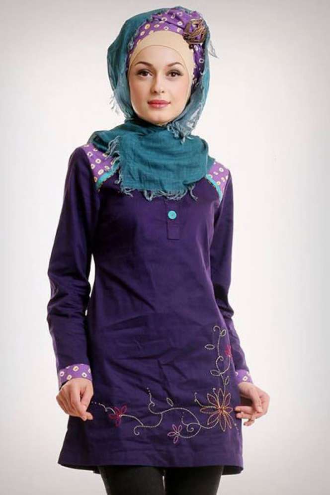 Cantik Berhijab dengan Katun Twill