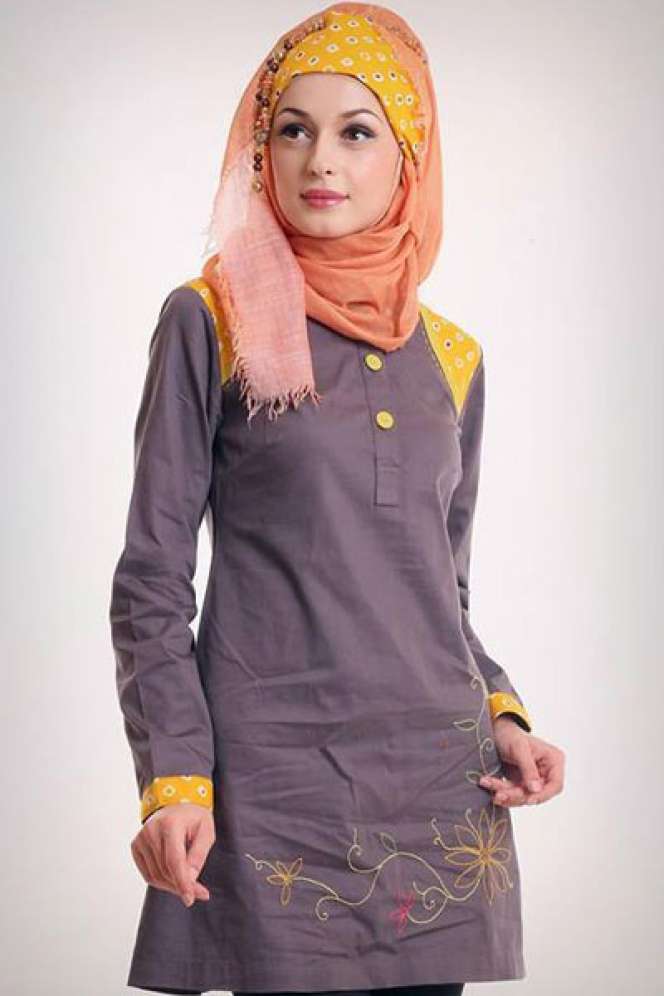Cantik Berhijab dengan Katun Twill