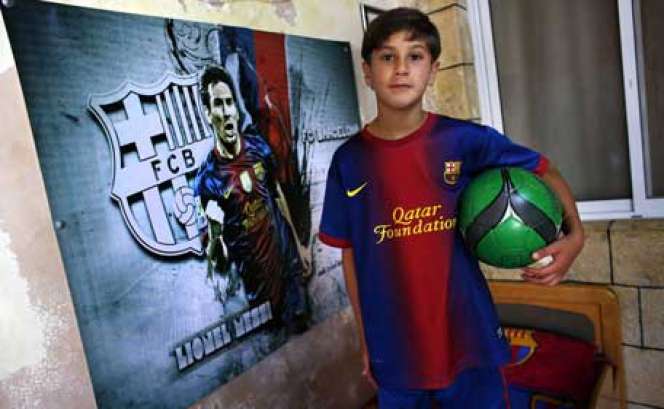 Aksi `Messi` dari Palestina