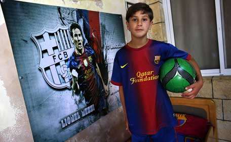 Aksi `Messi` dari Palestina