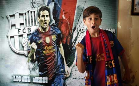 Aksi `Messi` dari Palestina