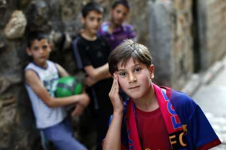 Aksi `Messi` dari Palestina