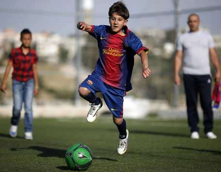 Aksi `Messi` dari Palestina