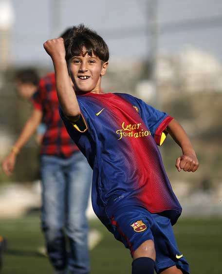 Aksi `Messi` dari Palestina