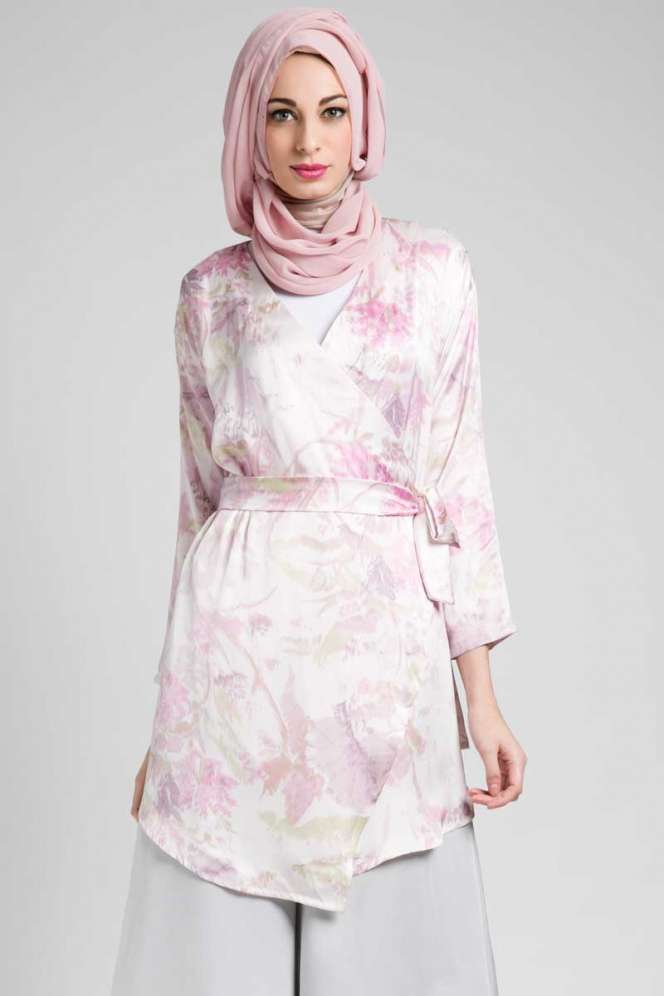 Hijab Floral Pastel Percantik Hijabers