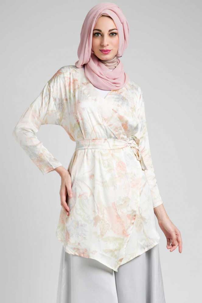 Hijab Floral Pastel Percantik Hijabers