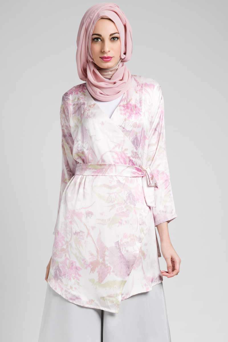 Hijab Floral Pastel Percantik Hijabers