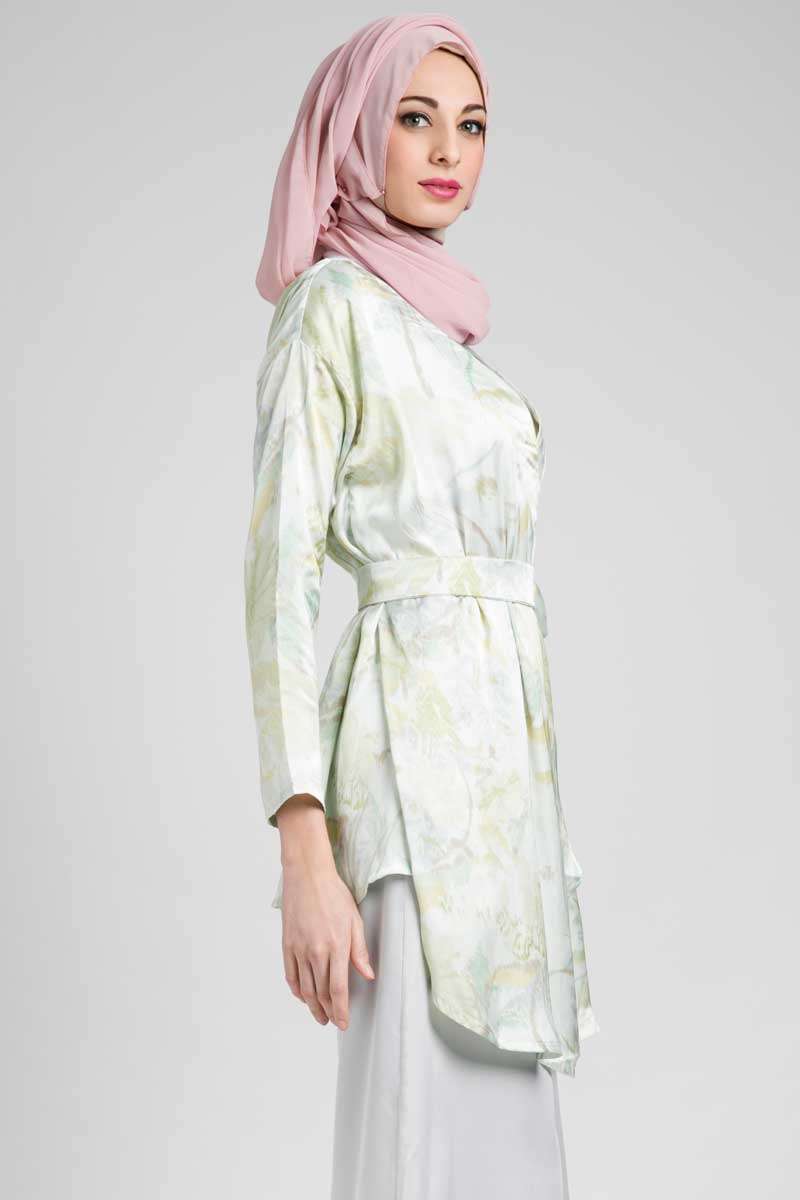 Hijab Floral Pastel Percantik Hijabers