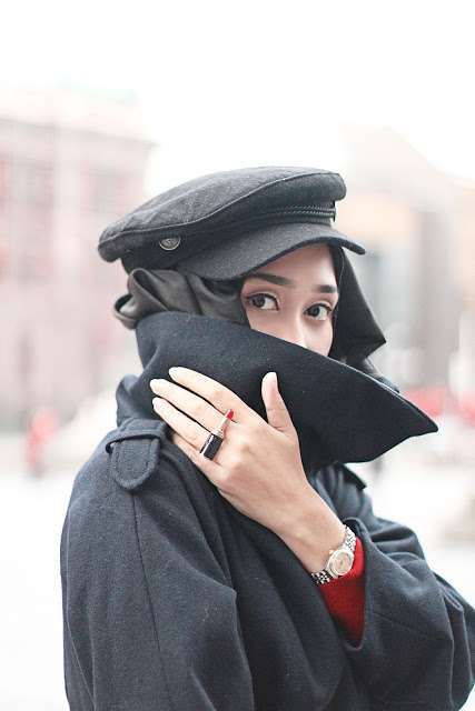 Inspirasi Jaket Keren Buat Hijabers